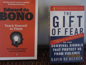The Gift of Fear & Teach yourself to think