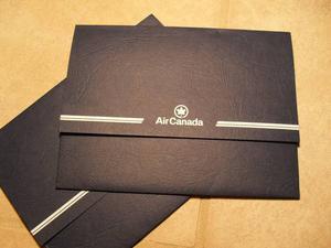 Unused 's Air Canada writing folders/postcards