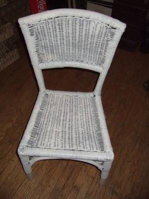 vintage wicker chair