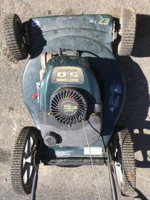 craftsman 5 hp lawnmower with bag