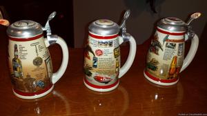 Anheuser Busch Collectable Beer Steins