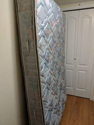 Double size mattress and box spring