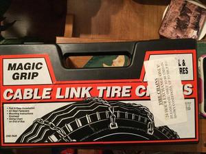 Cable Link Tire Chains - New in Package