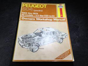 Haynes Peugeot 504 Owners Workshop Manual  Thru 