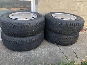 New tires with rims for Toyota