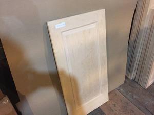 Raised Panel Wide Rail Maple Cabinet Door
