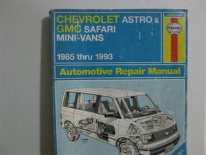 Astro Van repair manual
