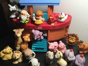 Noah's ark by FisherPrice and lots and lots of pairs of