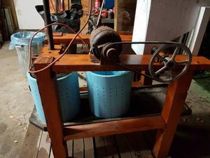 Wine or apple press and crusher