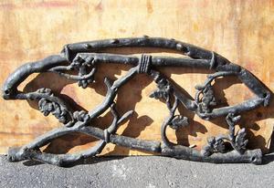 Antique Cast Iron Ornamental Gate or Fence Piece -