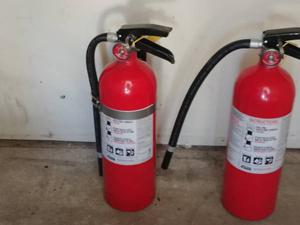 Extinguisher 2 pcs new for semi truck