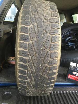 LTr17 snow tires on ford rims