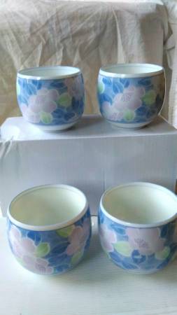 Set of 4 Japanese Tea Cups