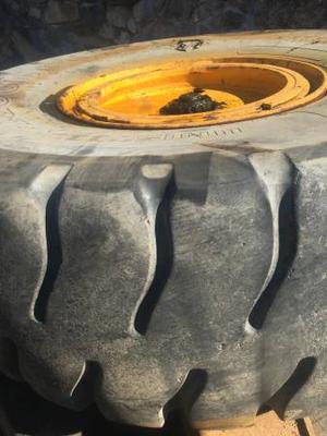 18 x 25 Goodyear Loader / Earthmover Tires on Rims