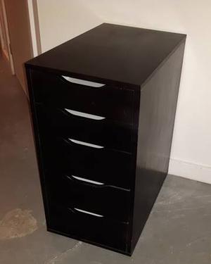 Black Deep Chest of Drawers