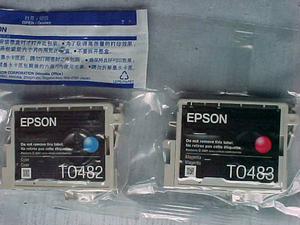 Epson Cyan T + Magenta T Ink New Factory Sealed,