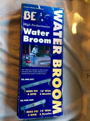 Pressure washer 16" water broom
