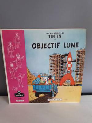 Tintin & Milou - Objectif Lune - LP vinyl original