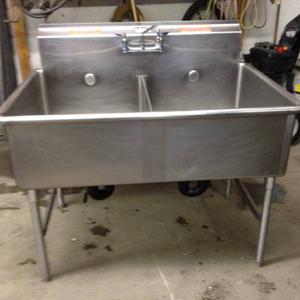 Commercial Double Stainless Sink