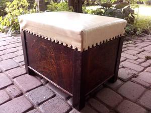 Beautiful Old Wooden Ottoman Box