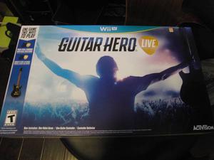 Guitar Hero Wii Live New in Box Nintendo