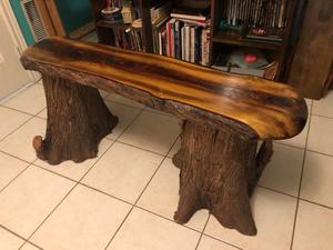 Live edge table