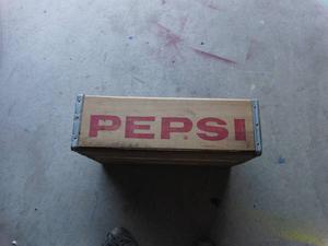 Old Vintage Antique Wooden Pepsi Dr Pepper Crate Niagara