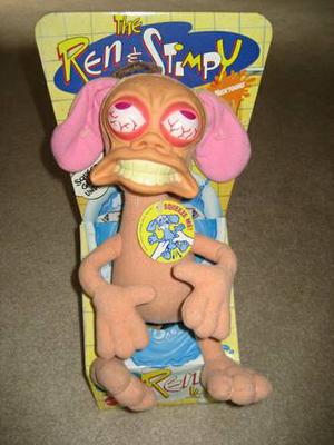 The Ren & Stimpy Show "Rude Toot" Ren Hoek Vintage Doll NEW