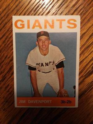  Topps Giants Jim Davenport Baseball Card