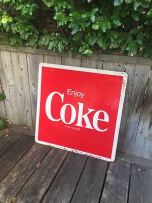 Vintage Coca Cola Sign - all steel