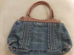 Vintage Womens Jean French Connection FCUK Bag Purse