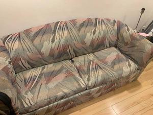 Couch with fold-out bed (Hide a bed) Available