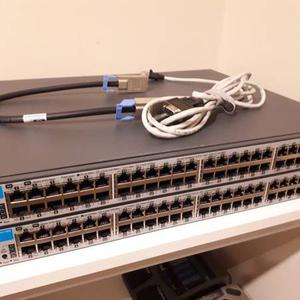 Two HP al-48G managed switches