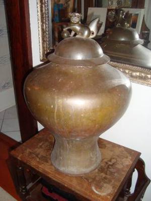 Vintage bronze vase