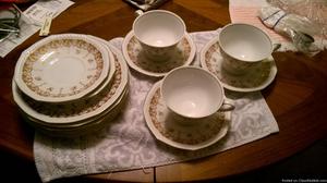 german porcelan cups, saurcers