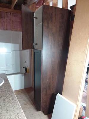 Bathroom cabinets and dual sink