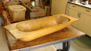 Early Trencher Dough Bowl