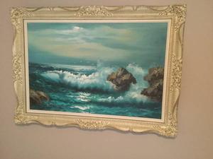 Oil Seascape on Canvas
