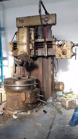 Vertical boring &turning machine 440 volt Must sell all leas