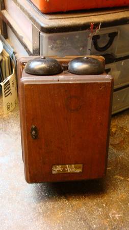 Antique Phone Ringer Box