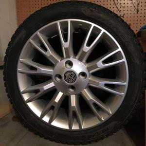 Fiat 500 Winter Tires On Rims - NEVER USED