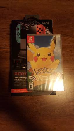 Pokemon Let's Go and Power Plate *Brand new in box* Open to