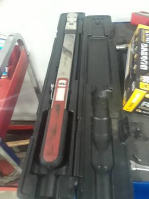 Snap on torque wrench