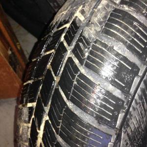 winter snow tires on rims
