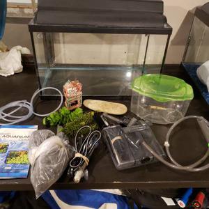 10 Gallon Starter kit Aquarium Plus
