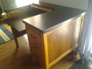 Antique Oak Secretary Desk