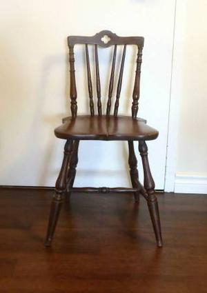 Antique wood chair: keep as is or give it a facelift!