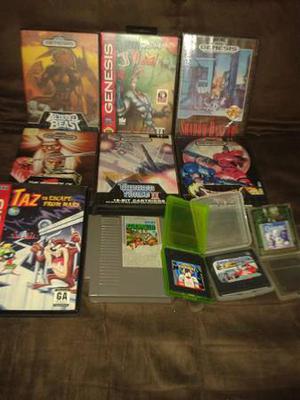 NES, GAME GEAR, GENESIS and GAMEBOY games !!!!