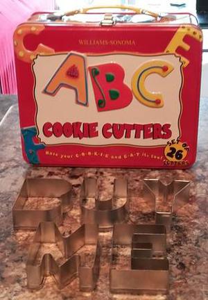 Williams Sonoma Alphabet Cookie Cutters