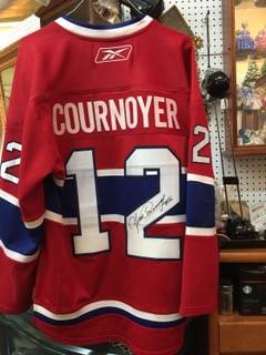 Yvan Cournoyer Signed Jersey